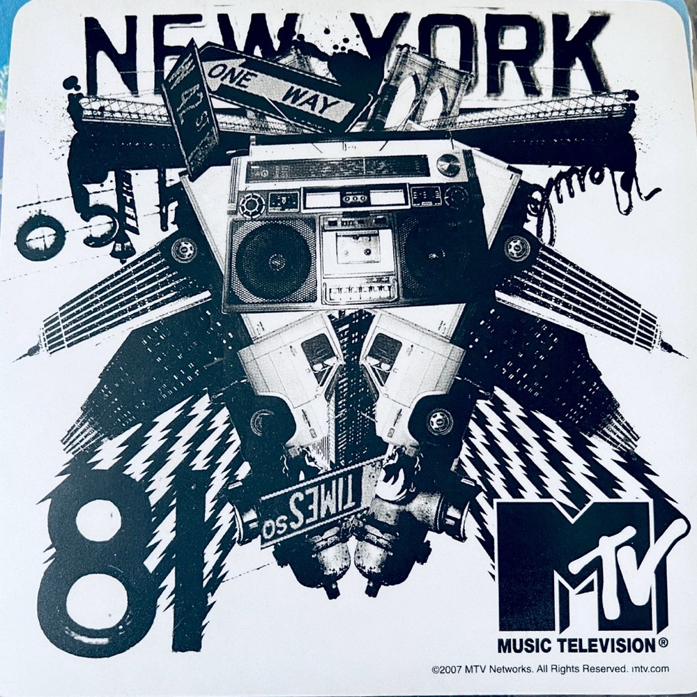 New York MTV mouse pad